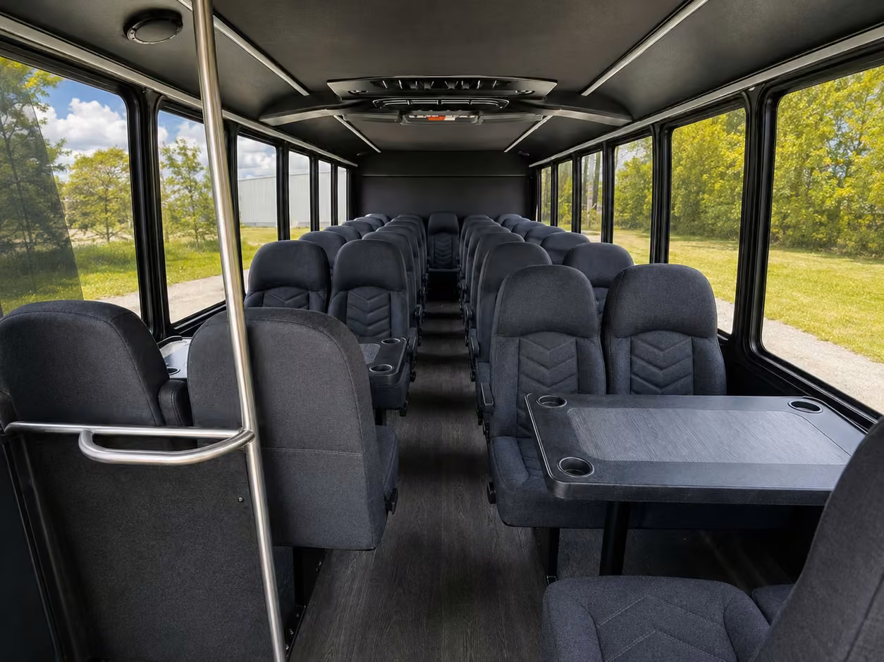 18 passenger minibus inside