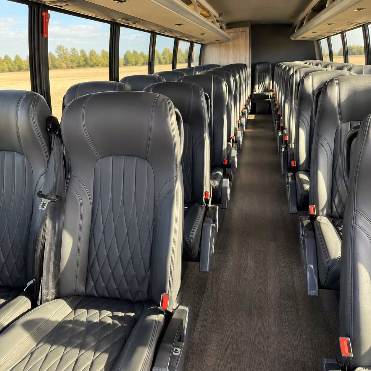 28 passenger minibus inside
