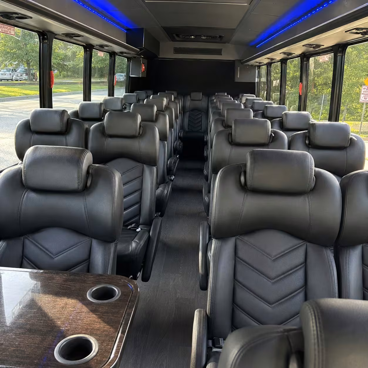 35 passenger minibus interior