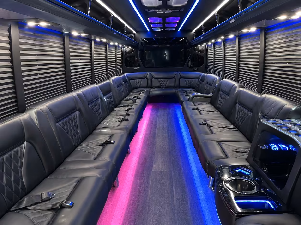 party bus interior