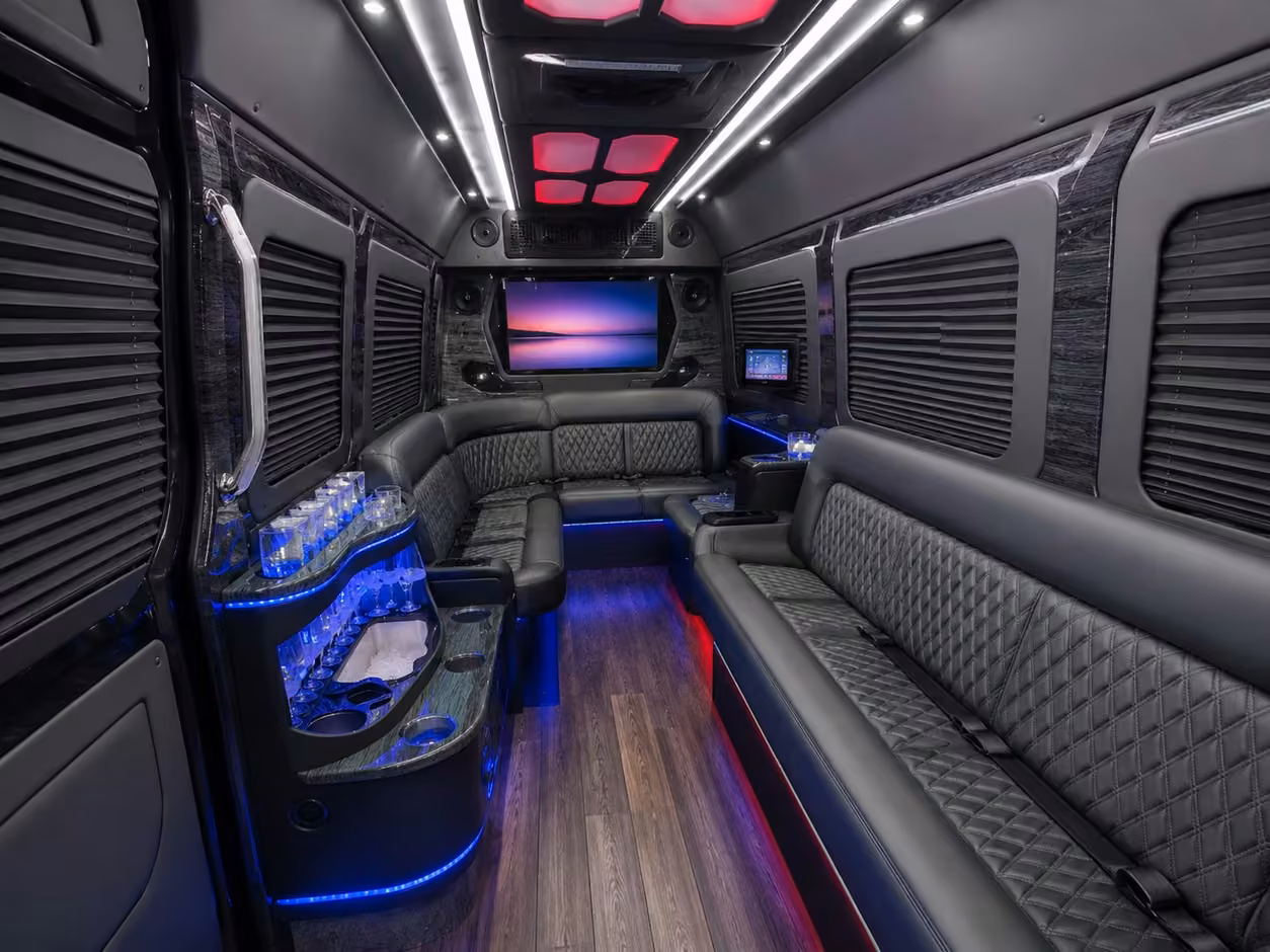 sprinter limo inside