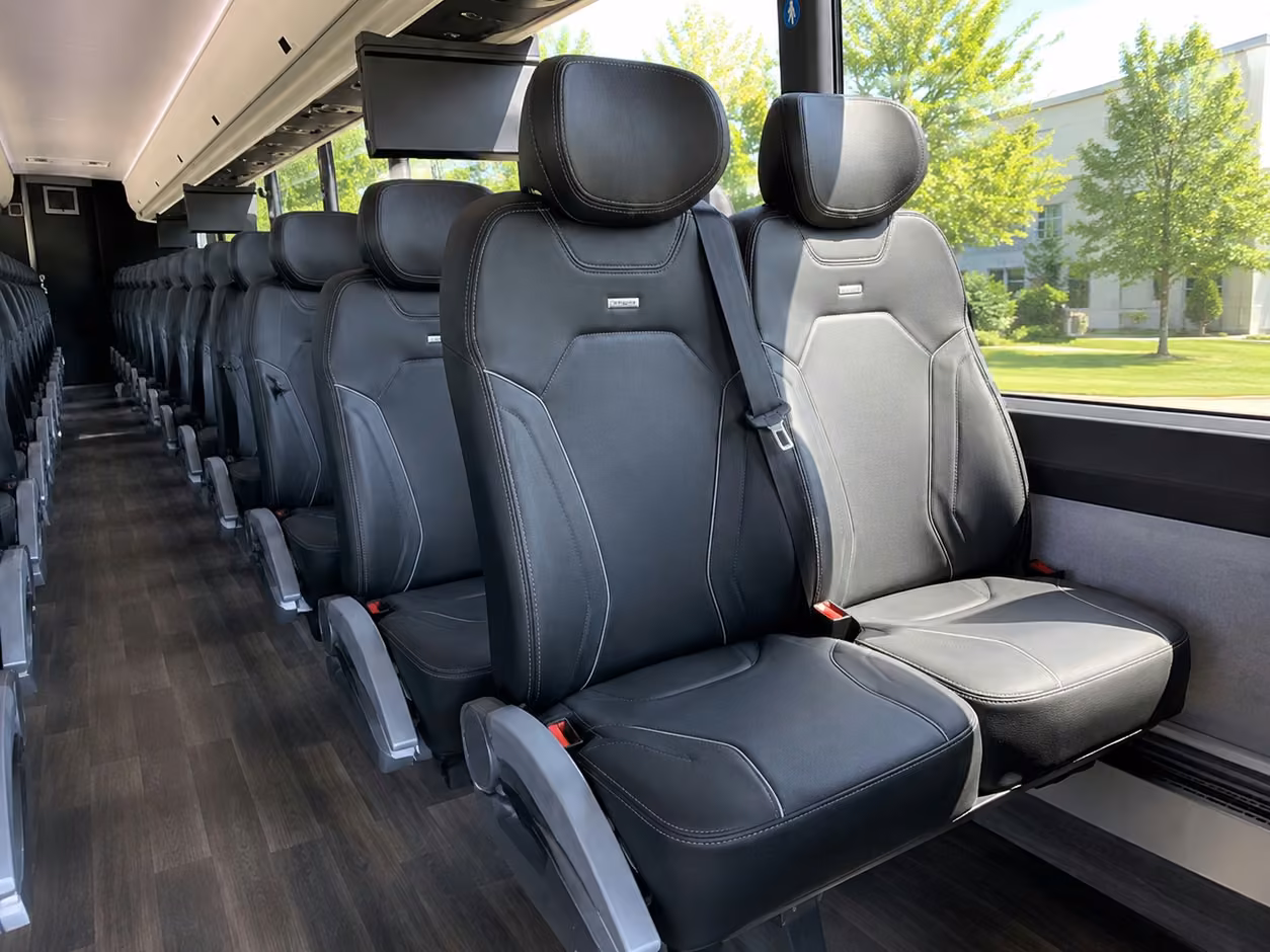st. paul charter bus interior